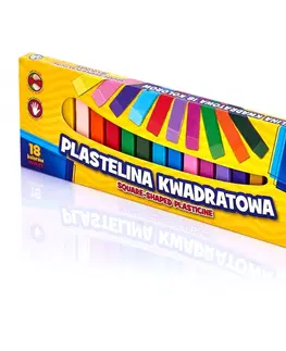 Hračky ASTRA - Plastelína hranatá 18 farieb, 83814904