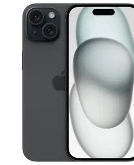 Mobilné telefóny Apple iPhone 15 256GB, čierna MTP63SXA