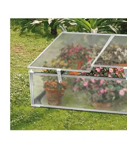 Záhradné skleníky Parenisko s dvoma oknami Mini Single II, 100 x 60 x 40 cm