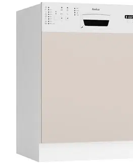 Dvierka a čelá zásuviek pre kuchynske skrinky Predná stena umývačky Max 60po svetlo béžová