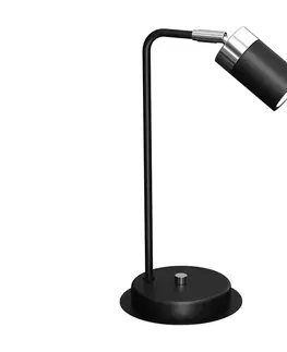 Lampy  Stolná lampa JOKER 1xGU10/25W/230V čierna/lesklý chróm 