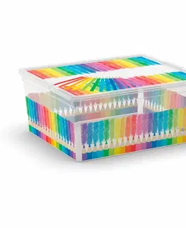 Úložné boxy KIS Plastový úložný box C-Box Colours Arty M, 18 L 