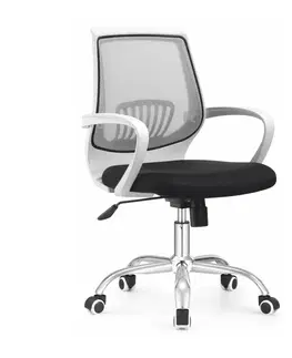Kancelárske stoličky KONDELA Lancelot kancelárske kreslo čierna / sivá