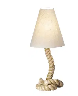 Stolové lampy Sea-Club Stolná lampa Victoria, tienidlo okrúhle 30 cm