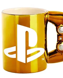 Hrnčeky a šálky Šálka Playstation Controller Gold DS4 (PlayStation)