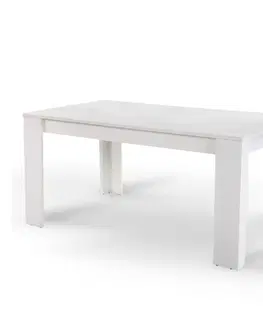 Jedálenské stoly KONDELA Tomy jedálenský stôl 160x90 cm biela