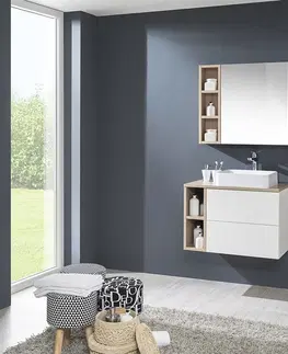 Kúpeľňový nábytok MEREO - Aira, kúpeľňová skrinka 81 cm, dub Kronberg CN721S