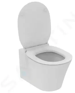 Kúpeľňa IDEAL STANDARD - Connect Air WC doska ultra plochá SoftClose, 365 x 445 x 50 mm, biela E036601