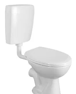 Kúpeľňa SAPHO - WC kombi, dvojtlačítko 4,5/6l, zadný odpad, biela TP3306