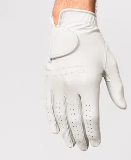 rukavice Pánska golfová rukavica Tour pre pravákov biela