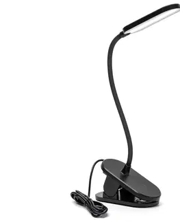 Lampy  B.V.  - LED Stmievateľná stolná lampa s klipom LED/2,5W/5V čierna 