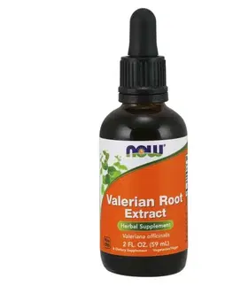 Pre lepší spánok NOW Valerian Root kozlík lékarský 60 ml