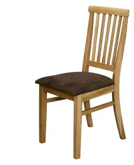 Jedálenské stoličky Polstrovaná stolička 4843 dub