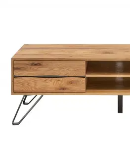 TV stolíky LuxD Dizajnový TV stolík Fringe, 160 cm, divý dub