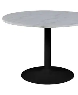 Jedálenské stoly Stôl Tania 110 Biely Marmur