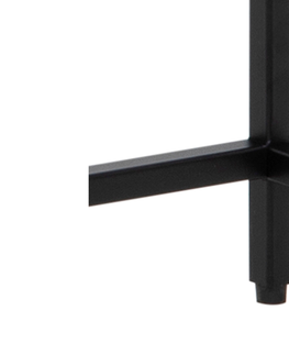 Konferenčné stolíky Dkton Dizajnová konzola Layton 100 cm čierna