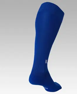 ponožky Detské futbalové podkolienky F100 modré