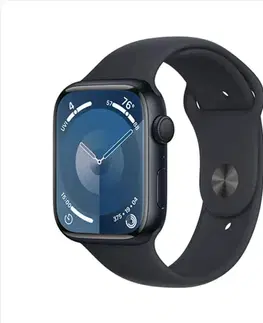 Inteligentné hodinky Apple Watch Series 9 GPS 41mm polnočná , hliníkové puzdro so športovým remienkom polnočná - SM MR8W3QCA