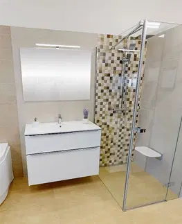 Sprchovacie kúty MEREO - Sedátko do sprchy, duroplast, biele CSS121