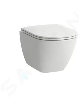 Záchody Laufen - Lua Závesné WC, Rimless, LCC, biela H8200834000001