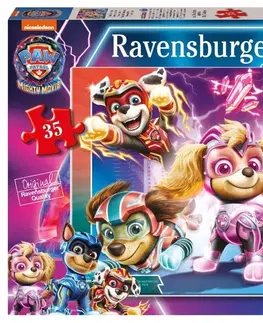 Hračky puzzle RAVENSBURGER - Tlapková patrola na veľkej obrazovke 35 kusov