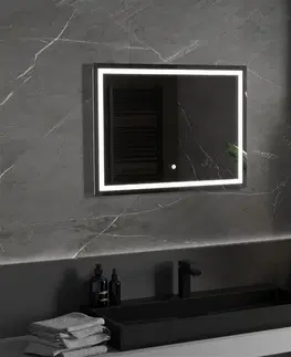 Kúpeľňa MEXEN - Miko zrkadlo s osvetlením 80 x 60 cm, LED 600 9819-080-060-611-00