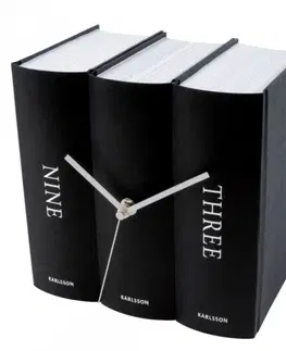 Hodiny Stolové hodiny Karlsson Kniha 4283 20 cm
