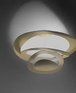 Stropné svietidlá Artemide Stropné svietidlo Artemide Pirce Mini LED, 3000K, zlatá