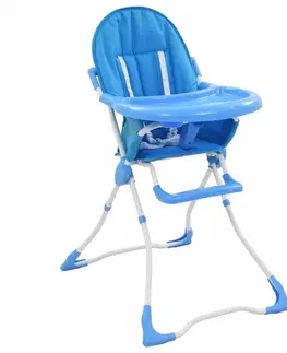 Detské stoličky a kreslá Detská jedálenská stolička Dekorhome Modrá
