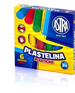 Hračky ASTRA - Plastelína základná 6 farieb, 83811905