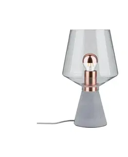 Lampy Paulmann Paulmann 79665 - 1xE27/20W Stolná lampa NEORDIC YORIK 230V 