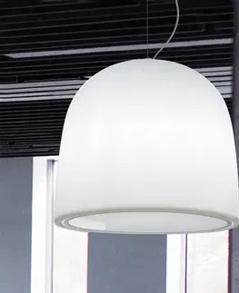 Závesné svietidlá Modo Luce Modo Luce Campanone závesná lampa Ø 51 cm biela