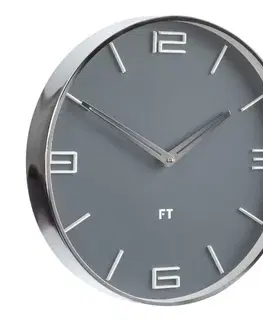 Hodiny Future Time FT3010GY Flat grey 30cm