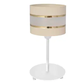 Lampy  Stolná lampa HELEN 1xE27/60W/230V krémová 