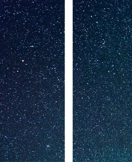 Obrazy vesmíru a hviezd 5-dielny obraz nádherná mliečna dráha medzi hviezdami