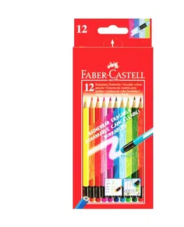 Hračky FABER CASTELL - Pastelky Faber-Castell gumovateľné 12 farieb