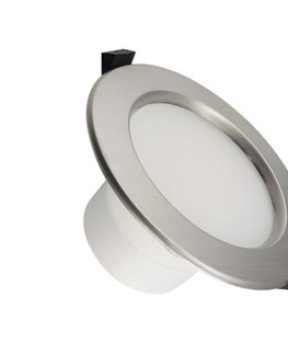 Svietidlá  LED Kúpeľňové podhľadové svietidlo LED/10W/230V 4000K strieborná IP44 