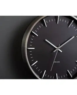 Hodiny Karlsson 5911SI dizajnové nástenné hodiny 35 cm