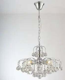 Moderné lampy do obývačky Luster 2200137-CH CHROME LW4