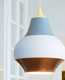 Závesné svietidlá Louis Poulsen Louis Poulsen Cirque závesná lampa, žltá, 38 cm