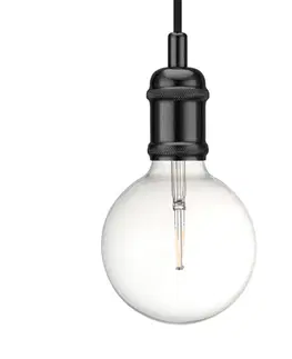 Závesné svietidlá Nordlux Avra – minimalistická závesná lampa v čiernej