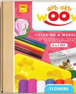 Kreatívne a výtvarné hračky FAR FAR LAND - Woow kreatívny set 4in1 Kvety