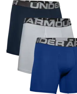 Tričká Under Armour Boxerky UA Charged Cotton 6in 3 Pack Blue  SS