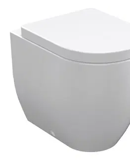 Záchody KERASAN - FLO WC misa 36x51,5cm, spodný/zadný odpad, biela 311601