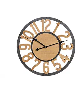 Hodiny Kovové nástenné hodiny Wur6078, 40cm