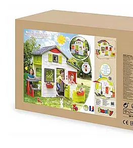 Detské záhradné PVC domčeky DEOKORK Domček Neo Friends House rozšíriteľný