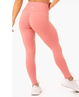 Športové legíny Ryderwear Dámske legíny Staples Scrunch Bum Rose Pink  L