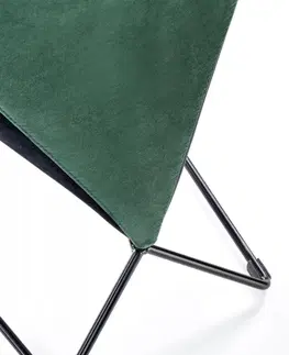Jedálenské stoličky a kreslá Jedálenská stolička K485 Halmar Zelená