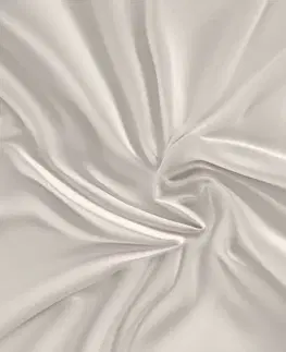 Plachty Kvalitex Saténové prestieradlo Luxury collection, biela, 120 x 200 cm