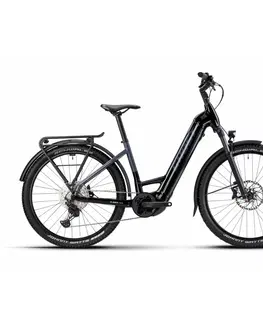 Elektrobicykle Mestský elektrobicykel Ghost E-Teru Advanced 27,5" EQ Low B750 - model 2023 Black/Grey - M (18", 167-177 cm)